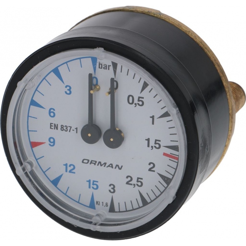 1245094 PRESSURE GAUGE BOILER-PUMP ø 62 mm